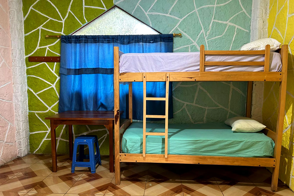 Room in the Galapagos' volunteer house.