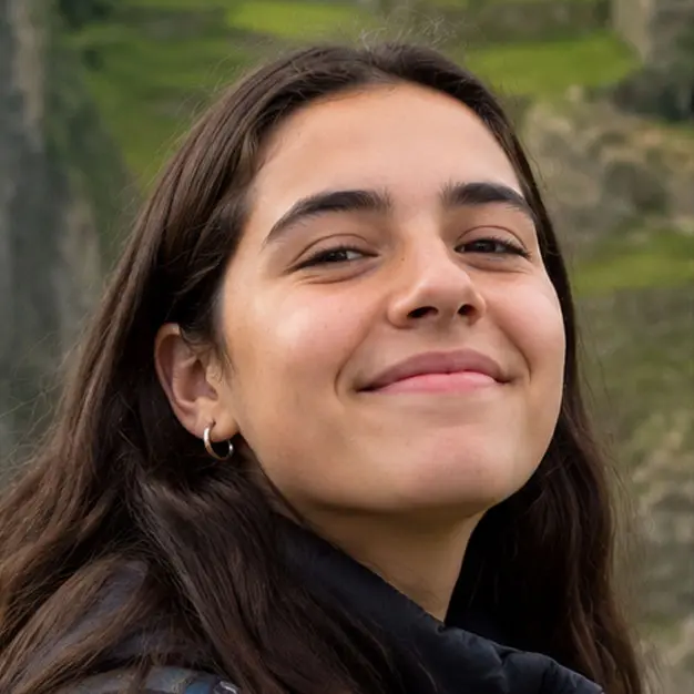 Confident teen participant during an experiential leadership program in the Andes